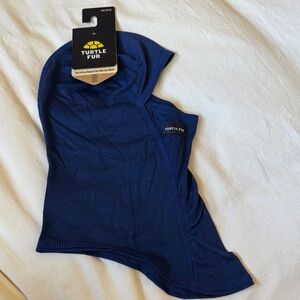 Turtle Fur Navy Balaclava Hood
